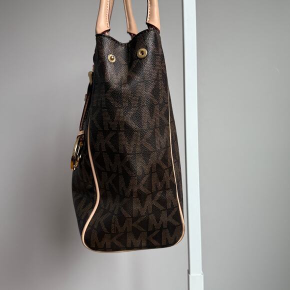 Michael Kors size‎ M brown beige tote bag - Picture 10 of 13